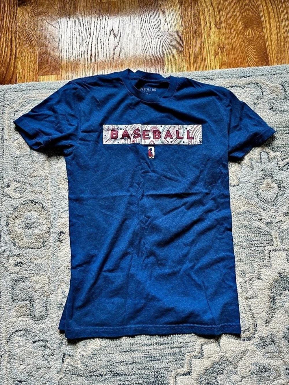 Baseball Lifestyle 101 Blue Short Sleeve Jersey